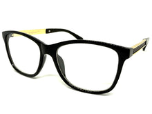 Classic Elegant Vintage Retro Style Clear Lens EYEGLASSES Square Black Frame 6265