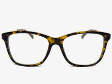 Classic Elegant Vintage Retro Style Clear Lens EYEGLASSES Square Tortoise Frame 6265