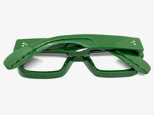 Classic Elegant Vintage Retro Style Clear Lens EYEGLASSES Thick Green Frame 1379