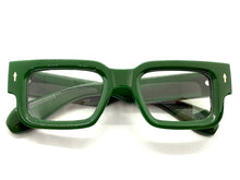 Classic Elegant Vintage Retro Style Clear Lens EYEGLASSES Thick Green Frame 1379