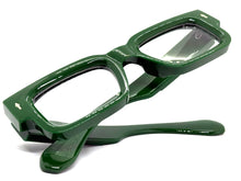Classic Elegant Vintage Retro Style Clear Lens EYEGLASSES Thick Green Frame 1379