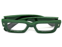 Classic Elegant Vintage Retro Style Clear Lens EYEGLASSES Thick Green Frame 1379