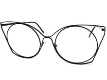 Oversized Exaggerated Retro Cat Eye Style Clear Lens EYEGLASSES Huge Black Frame 4485
