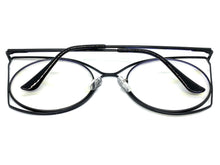 Oversized Exaggerated Retro Cat Eye Style Clear Lens EYEGLASSES Huge Black Frame 4485