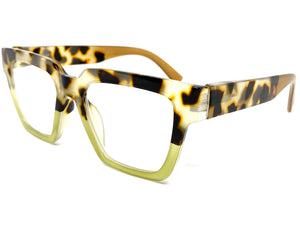 Classic Vintage Retro Style READING GLASSES READERS Leopard Frame Lens Strength +2.75