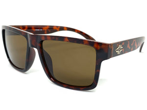 Classic Biker Motorcycle Hardcore Sporty SUNGLASSES Tortoise Frame K0012