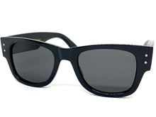 Classic Vintage Retro Biker Style SUNGLASSES Thick Square Black Frame B0224