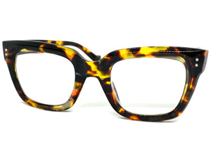 Classic Vintage Retro Style READING GLASSES READERS Thick Tortoise Frame Lens Strength +3.50