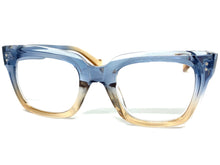 Classic Vintage Retro Style READING GLASSES READERS Thick Blue Frame Lens Strength +1.25