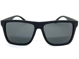 Classic Biker Sporty Trendy Hardcore SUNGLASSES Square Black Frame 6821