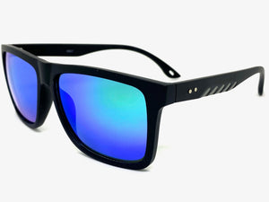 Classic Biker Sporty Trendy Stylish SUNGLASSES Square Black Frame 6821