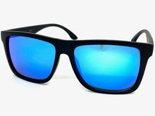 Classic Biker Sporty Trendy Stylish SUNGLASSES Square Black Frame 6821