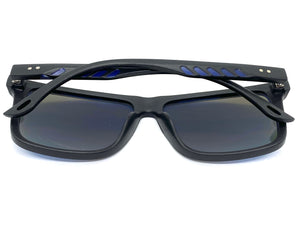 Classic Biker Sporty Trendy Stylish SUNGLASSES Square Black Frame 6821