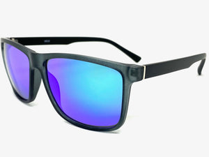 Classic Biker Sporty Trendy Stylish SUNGLASSES Square Gray Frame 6820