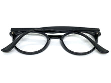 Classic Vintage Retro Style Clear Lens EYEGLASSES Round Black Frame 1728