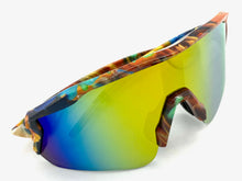 Oversized Sporty Wrap Around Style SUNGLASSES Large Graffiti Frame 80469