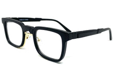 Classic Vintage Retro Style Clear Lens EYEGLASSES Square Black Frame 89399