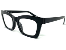 Classic Vintage Retro Style READING GLASSES READERS Black Frame Lens Strength +1.25