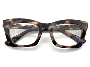 Classic Vintage Retro Style READING GLASSES READERS Tortoise Frame Lens Strength +1.50