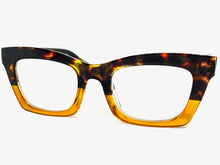 Classic Vintage Retro Style READING GLASSES READERS Tortoise Frame Lens Strength +3.00