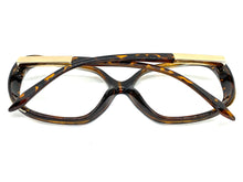 Oversized Vintage Retro Style Clear Lens EYEGLASSES Large Square Tortoise Frame 89024