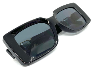 Classy Elegant Western Cowgirl Style SUNGLASSES Black Frame 5226