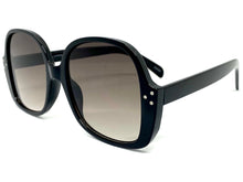Oversized Classic Vintage Retro Style SUNGLASSES Large Square Black Frame 80314