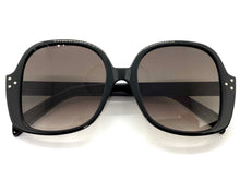 Oversized Classic Vintage Retro Style SUNGLASSES Large Square Black Frame 80314