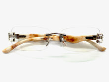 Men's Classy Elegant Luxury Retro Hip Hop Style CLEAR LENS EYEGLASSES Silver Frame E0925