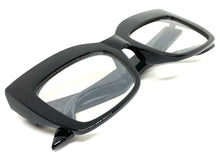 Oversized Classic Vintage Retro Style Clear Lens with Slight Tint SUNGLASSES Thick Black Frame E1922