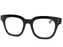 Classic Elegant Vintage Retro Style READING GLASSES READERS Black Frame - Lens Strength +2.50