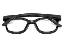 Classic Elegant Vintage Retro Style READING GLASSES READERS Black Frame - Lens Strength +2.50