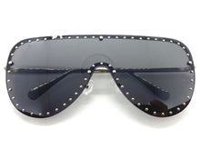 Oversized Exaggerated Modern Retro Style SUNGLASSES Large Silver Frame 2292