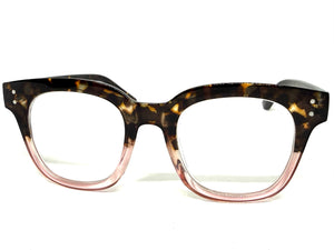 Classic Elegant Vintage Retro Style READING GLASSES READERS Tortoise Frame - Lens Strength +1.50