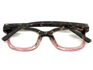Classic Elegant Vintage Retro Style READING GLASSES READERS Tortoise Frame - Lens Strength +1.50