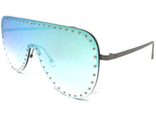 Oversized Exaggerated Modern Retro Style SUNGLASSES Large Gray Frame 2292