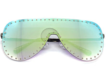 Oversized Exaggerated Modern Retro Style SUNGLASSES Large Gray Frame 2292