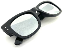 Classic Vintage Retro Style SUNGLASSES Thick Square Black Frame 6034