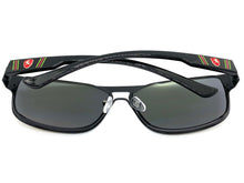 Classic Modern Trendhy Sporty Biker Style SUNGLASSES Sleek Black Frame 21036