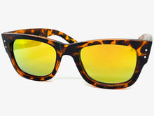 Classic Vintage Retro Style SUNGLASSES Thick Square Tortoise Frame 6034