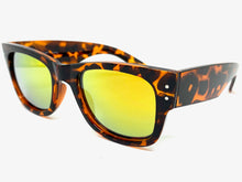 Classic Vintage Retro Style SUNGLASSES Thick Square Tortoise Frame 6034