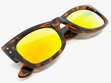 Classic Vintage Retro Style SUNGLASSES Thick Square Tortoise Frame 6034