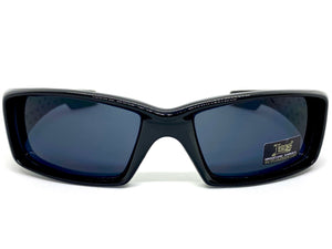 Classic Hardcore Biker Gangster Style LOCS SUNGLASSES Black Frame Dark Lens 9052