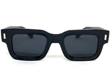 Classic Vintage Retro Style SUNGLASSES Thick Square Black Frame 80610