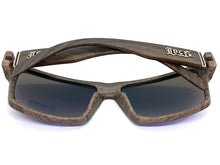 Classic Sporty Hardcore Biker Style LOCS SUNGLASSES Square Wood Print Frame 91189