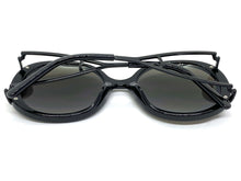 Exaggerated Vintage Retro Hippie Style SUNGLASSES Round Black Frame 7150