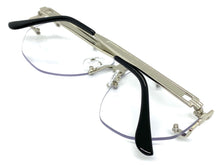 Classy Elegant Retro Luxury Aviator Style Clear Lens EYEGLASSES Silver Frame 2610