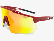 Oversized Retro Sporty Wrap Around Style SUNGLASSES Large Gold POLARIZED Lens XSP0007