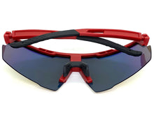Oversized Retro Sporty Wrap Around Style SUNGLASSES Large Gold POLARIZED Lens XSP0007