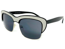 Exaggerated Funky Vintage Retro Style SUNGLASSES Square Black Frame 1699